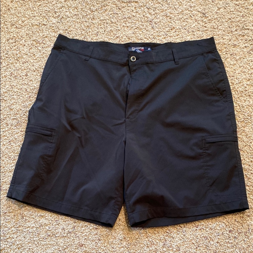 Men's Black Golf Shorts